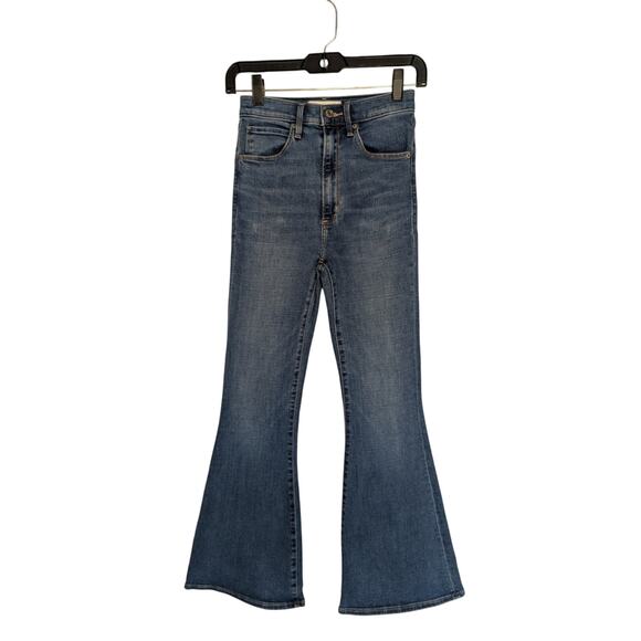 Abercrombie & Fitch Womens Jeans, The Flare Ultra High Rise Jeans, Sz 25/0 Short - Picture 1 of 9